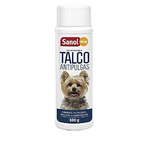 Talco Antipulgas 100g - Sanol Dog