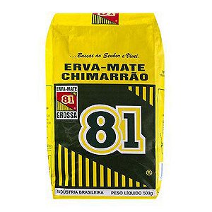 Erva Mate 81 Moída Grossa 500g para Chimarrão