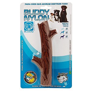 Brinquedo Mordedor Graveto Buddy Toys - Nylon resistente