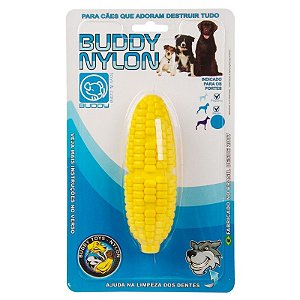 Brinquedo Mordedor Milho Buddy Toys - Nylon resistente