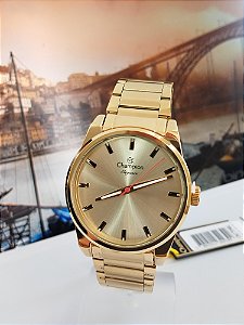 RELÓGIO CHAMPION FEMININO ELEGANCE DOURADO CN27590G