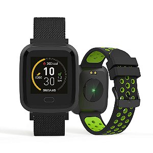 Relógio Smartwatch Seculus Troca Pulseira Preto Cód.:79006MPSVPE2