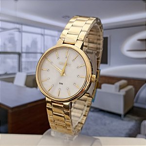 Relógio Orient Feminino Casual Dourado - FGSS071 B1KX