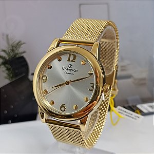 Relógio Champion Dourado Feminino  CN26813M
