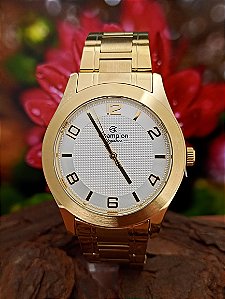 Relógio Champion Feminino Elegance Dourado CN26493H