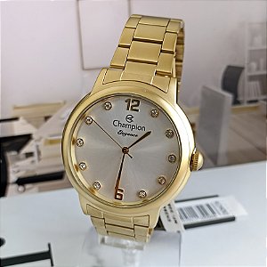 Relógio Champion Feminino Dourada CN28437H