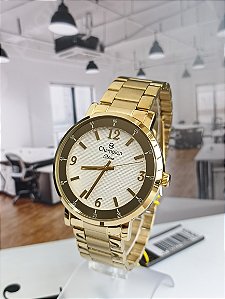 Relógio Feminino Champion Dourado CN29687hH