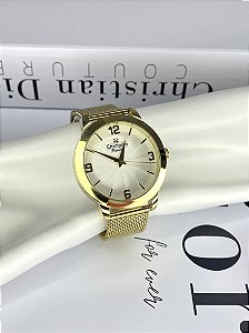 Relógio Champion Analógico Dourado CN24593W