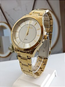 Relógio Mondaine Feminino Analógico Dourado 99231LPMVDE1