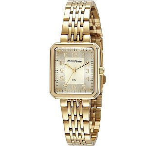 Relógio mondaine feminino dourado 32358lpmvde1 original