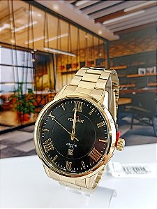 Relógio Technos Masculino Executive Dourado 2115MTY/1P