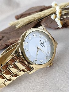 RELÓGIO CHAMPION FEMININO DOURADO CN26804G