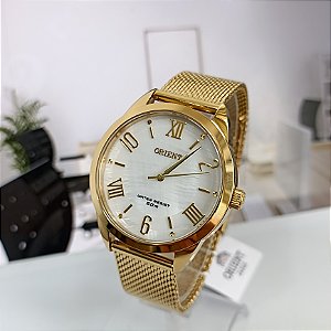 Relógio Orient Feminino Ref:FGSS0206B1KX Casual Dourado