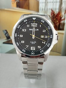 Relógio Seculus Masculino Long Life 20802G0SVNA3