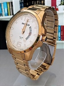 Relógio Seculus Masculino Long Life 44072GPSVDA3