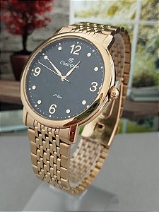 Relógio Champion  Analógico Dourado CN21176U