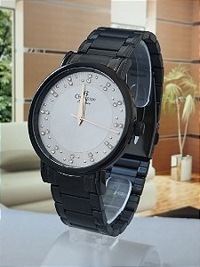 Relógio Champion Feminino Ref: Cn25921d Fashion Black