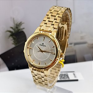 Relógio Champion Dourado Feminino Fashion CN28400H