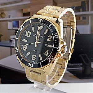 Relógio Seculus Masculino 77242GPSVDA2