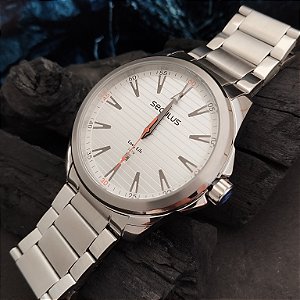 Rélogio Seculus Masculino Prata - 77239G0SVNA1