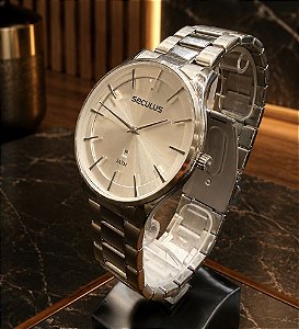 Relógio Masculino Seculus Prata - 77182G0SVNA1