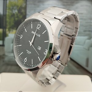 Relógio Seculos masculino prata-44218G0SVNA2-L1/2