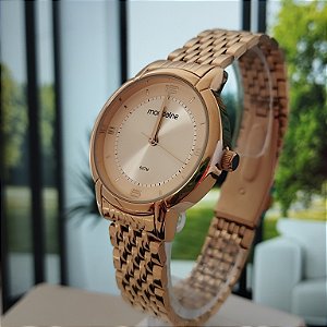 Relógio Mondaine Feminino Dourado 32706LPMVDE1