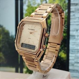 Relógio Feminino Dourado Mondaine - 32216LPMVDE1