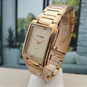 Relógio Feminino Dourado Mondaine - 32520LPMVDE1