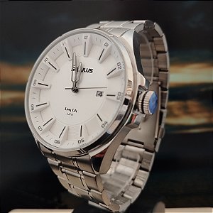 Relógio Seculus Masculino Prata - 77311G0SVNA1