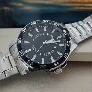 Relógio Masculino Prata Seculus 23729G0SVNA1