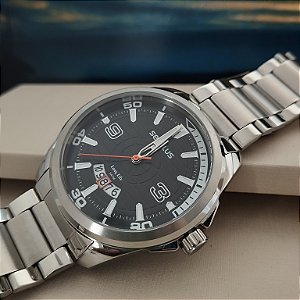 Relógio Seculus Masculino Prata - 7724OGOSVNA1