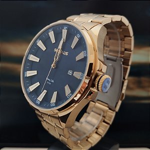 Relógio Masculino Séculos Dourado 77311GPSVDA2