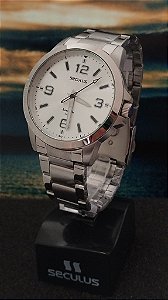 Relógio Seculus Masculino Prata - 44294G0SVNA2