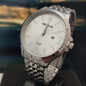 Relógio Seculus Masculino Prata - 44213G0SVNA1
