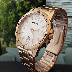 Relógio Orient Sport Masculino Analógico mgss1234 Dourado