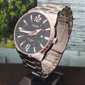 Relógio Orient Masculino Analógico Azul Prata MBSS1461 D2SX