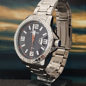 Relogio Mondaine Masculino  Esportivo Prateado 99735G0MVNE2