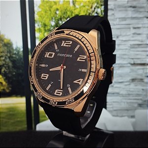 Relógio Masculino Esportivo Dourado - 32654GPMVDI1