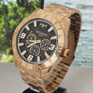 Relogio masculino technos dourado 6P29ALC/1P