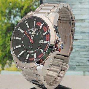 Relógio Technos Masculino Racer Prata 2117LFE/K1P