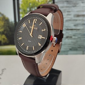 Relogio technos couro 2115TYG/0P