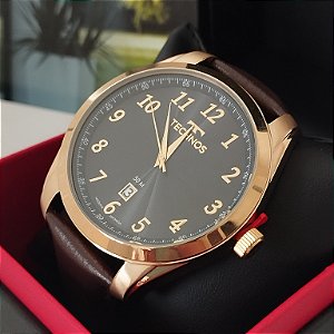 Relogio technos masculino couro 2315LAO/0A