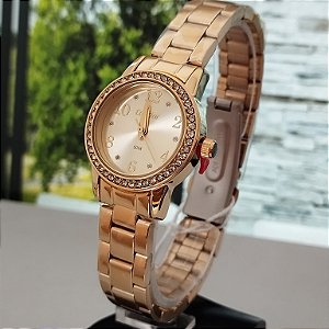 Relogio feminino condor dourado C02035NCU/4X