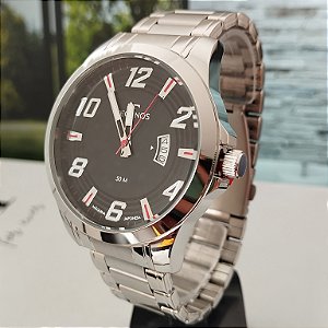 Relogio technos prata masclino 2115NAG/1P