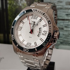 Relogio prata technos masculino 2117LFQ/1K