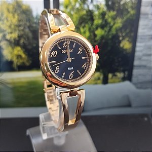 Relogio feminino condor dourado CO2035NKC/4P