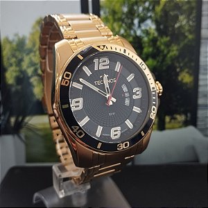 Relogio masculino technos dourado 2117LFO/1P