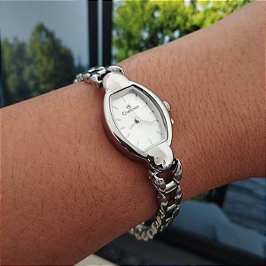 Relogio feminino champion prata CF24813Q
