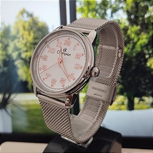 Relogio feminino champion prata CF24993N
